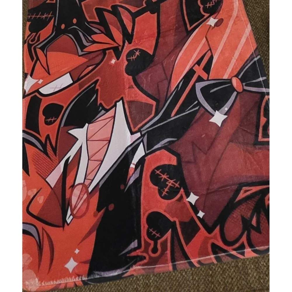 Alastor FLOOR Mat Desk Rug Matches Hazbin Hotel Pin-Up‎ Alastor Valentine's 2024